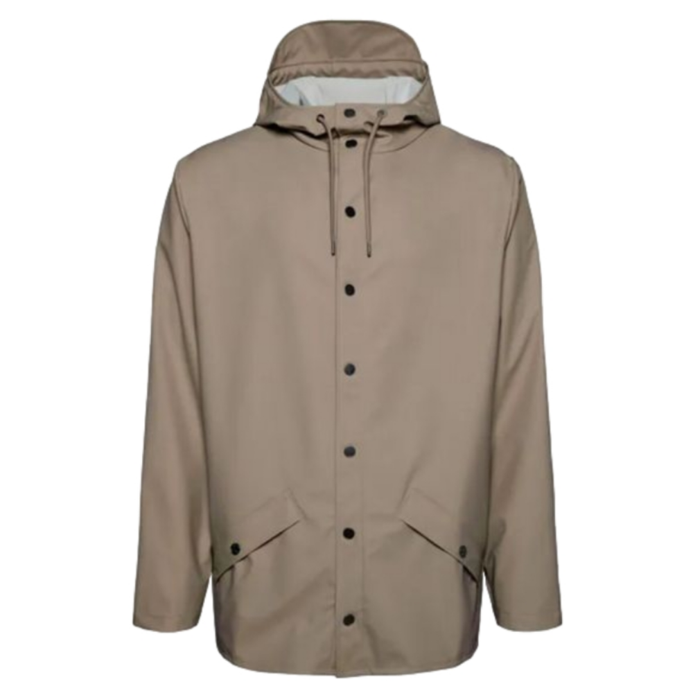 RAINS Rain Jacket Raincoat Taupe- Unisex Size XL NWT